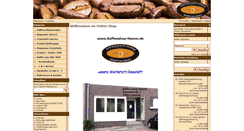 Desktop Screenshot of kaffeeshop-hamm.de